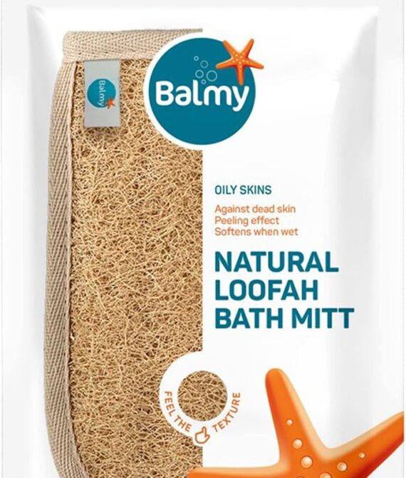 Balmy Natural Bath Mitt – Luffa Handschuh