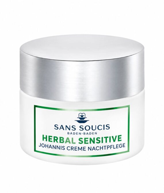 Sans Soucis · Herbal Sensitive Johannis Creme Nachtpflege