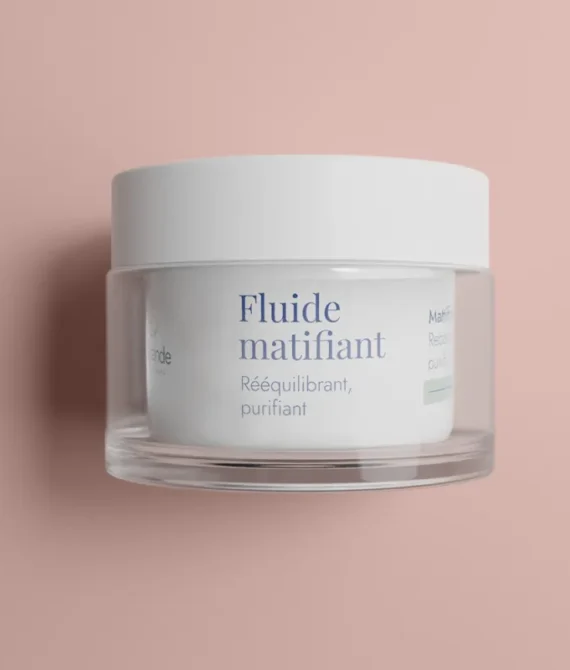 Guérande Cosmétiques Fluide matifiant / Mattierende 24h Creme – Creme mit Dose