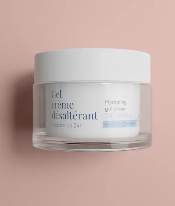 Guérande Cosmétiques Gel crème désaltérant / 24h Feuchtigkeits-Gelcreme – Creme mit Dose