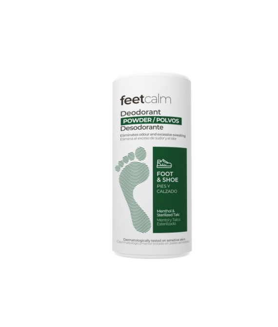 feetcalm · Deodorant Powder for foot and shoe