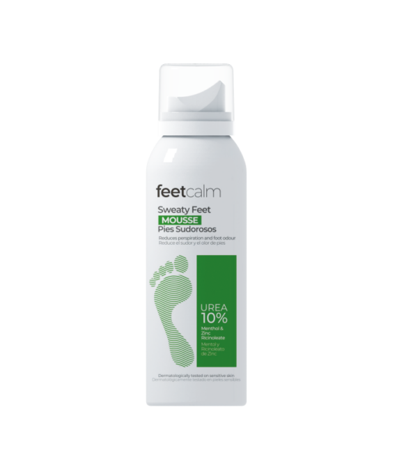 feetcalm · Sweaty Feet Mousse 10% UREA
