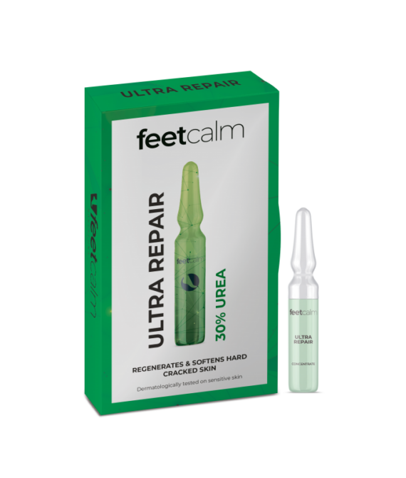 feetcalm · Ultra Repair Concentrate 30% UREA Ampullen