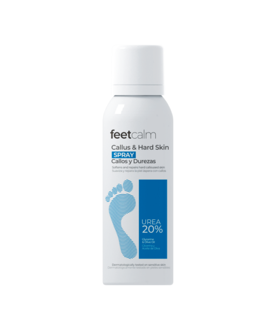 feetcalm · Callus & Hard Skin Spray 20% UREA