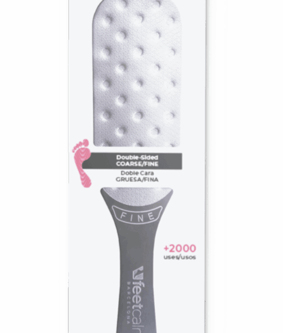 feetcalm · Double-Sided Coarse / Professionelle Edelstahl Fussfeile